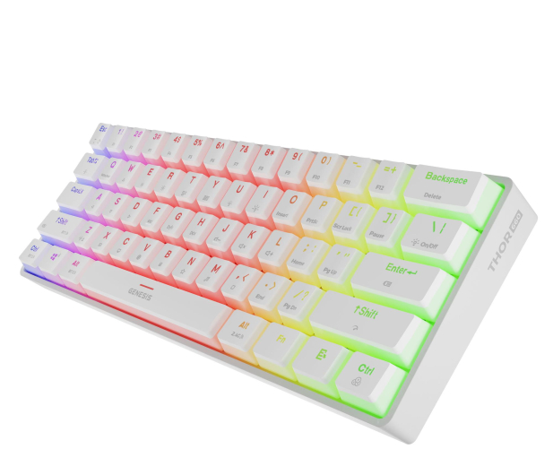 Genesis Thor 660 G2 Gateron Red (biała) - 1320096 - zdjęcie 3